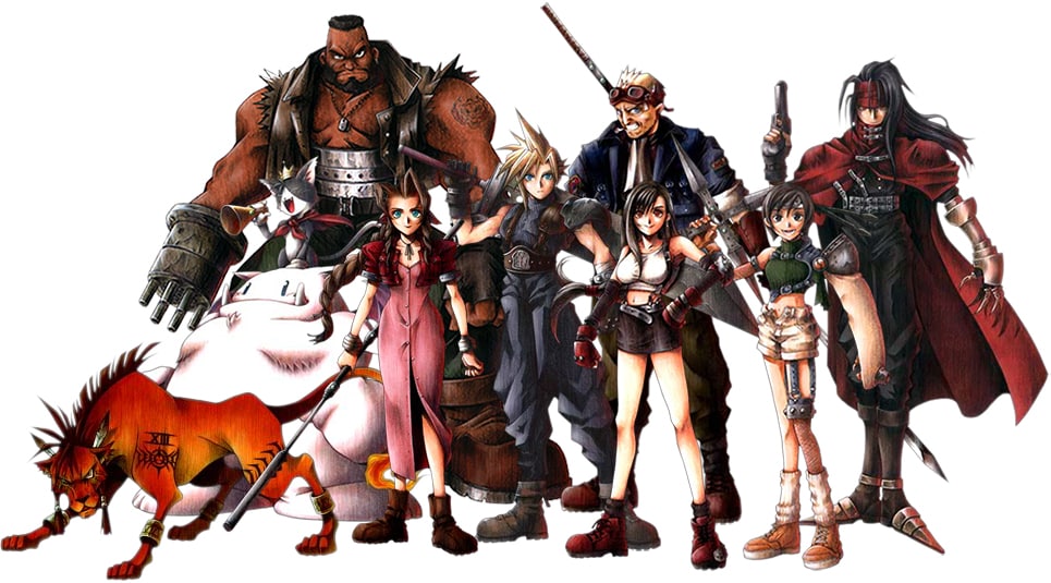FFVII Playable Characters Top 10 Best jRPGs of the 1990s