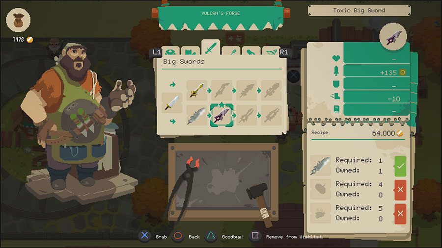 Vulcans Forge Game Review - Moonlighter