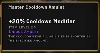 dragon age inuiqisition best warrior equipment master cooldown amulet