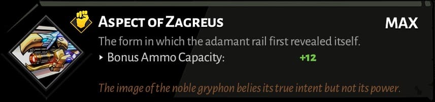 rail aspect of zagreus best hades aspects