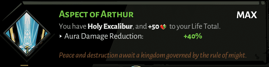 best hades sword aspect arthur