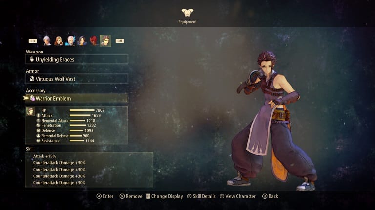 tales of arise best equipment law