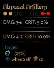 darkest dungeon 2 occultist skills abyssal artillery
