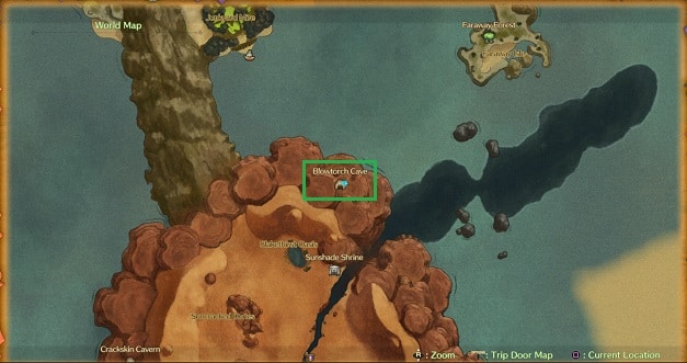 ni no kuni 2 dreamer maze locations blowtorch cave map