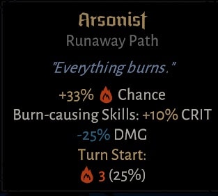 best darkest dungeon 2 hero paths arsonist