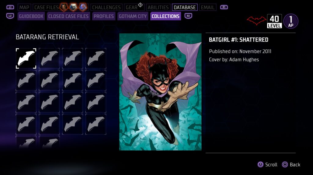 gotham knights ability points batarangs